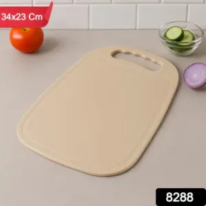 34x23 cm durable plastic chopping board with handle non-slip cutting board - Non-Slip Base, Durable Plastic ( default, OS )