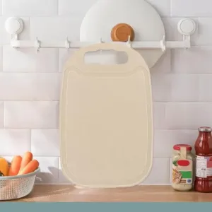 34x23 cm durable plastic chopping board with handle non-slip cutting board - Non-Slip Base, Durable Plastic ( default, OS )