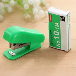 Mini stapler with 1 strip of staples 1 set compact stapler with single pin box - Durable Plastic, Compact Mini Size ( default, OS )