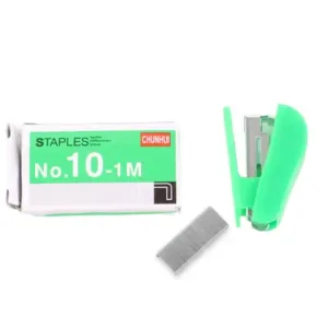Mini stapler with 1 strip of staples 1 set compact stapler with single pin box - Durable Plastic, Compact Mini Size ( default, OS )