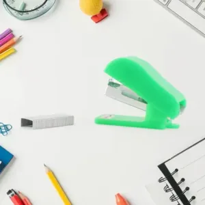 Mini stapler with 1 strip of staples 1 set compact stapler with single pin box - Durable Plastic, Compact Mini Size ( default, OS )