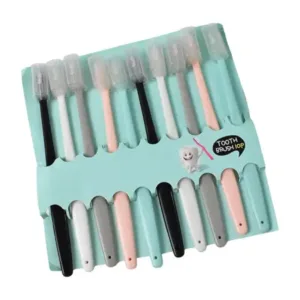 Kids adults ultra soft-bristled toothbrush with cover adult teeth training toothbrush dental care tooth brush, ( default, OS )