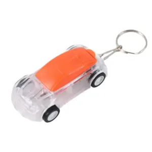Mini car shape led keychain light flashing headlights toy key ring - Durable Plastic, Compact Mini Size ( default, OS )